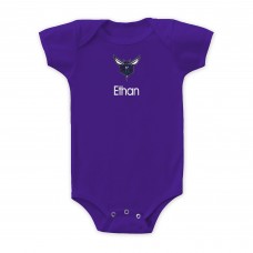 Малышам Charlotte Hornets Purple Stinger Personalized Bodysuit