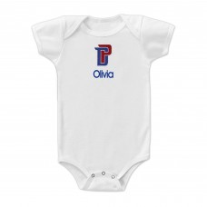 Малышам Detroit Pistons White Logo Personalized Bodysuit