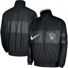 Куртка на молнии Brooklyn Nets Nike Courtside Versus Capsule - Black