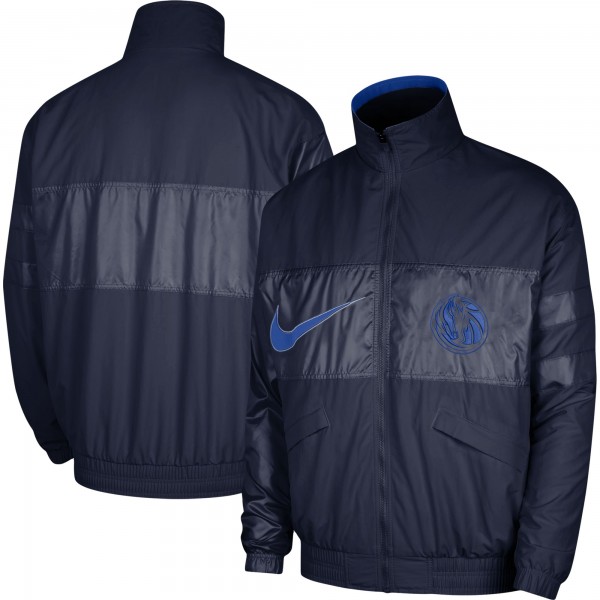 Куртка на молнии Dallas Mavericks Nike Courtside Versus Capsule - Navy
