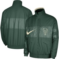 Куртка на молнии Milwaukee Bucks Nike Courtside Versus Capsule - Hunter Green