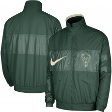 Куртка на молнии Milwaukee Bucks Nike Courtside Versus Capsule - Hunter Green
