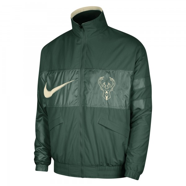 Куртка на молнии Milwaukee Bucks Nike Courtside Versus Capsule - Hunter Green