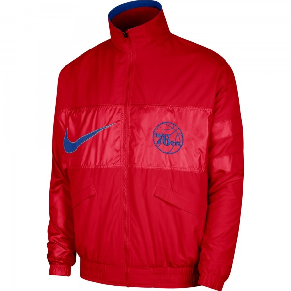 Куртка на молнии Philadelphia 76ers Nike Courtside Versus Capsule - Red