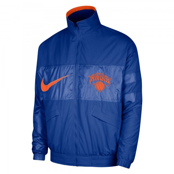 Куртка на молнии New York Knicks Nike Courtside Versus Capsule - Blue