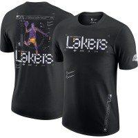 Футболка Los Angeles Lakers Nike Courtside Air Traffic Control Max90 - Black