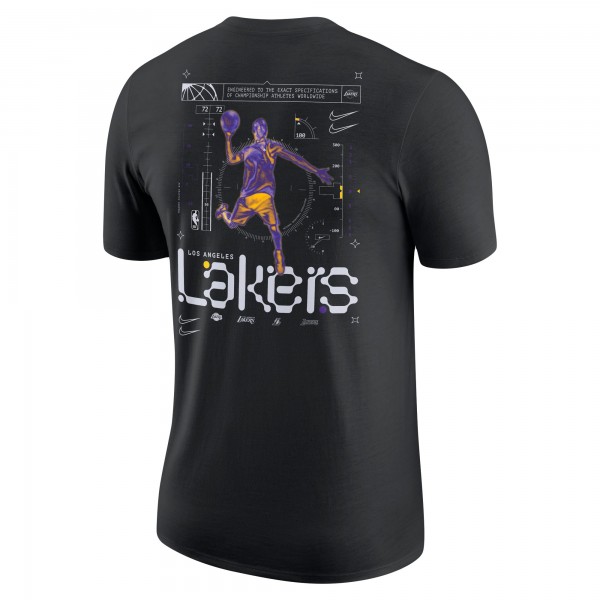 Футболка Los Angeles Lakers Nike Courtside Air Traffic Control Max90 - Black