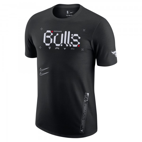 Футболка Chicago Bulls Nike Courtside Air Traffic Control Max90 - Black