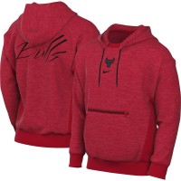 Толстовка Chicago Bulls Nike Courtside Versus Flight - Heather Red
