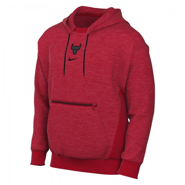 Толстовка Chicago Bulls Nike Courtside Versus Flight - Heather Red