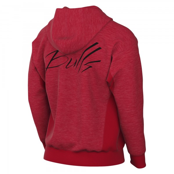 Толстовка Chicago Bulls Nike Courtside Versus Flight - Heather Red