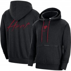 Толстовка Miami Heat Nike Courtside Versus Flight - Heather Black