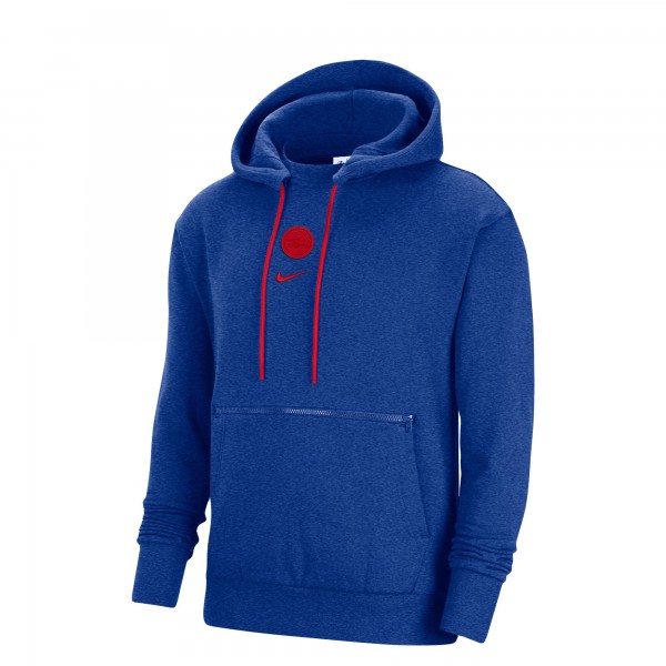 Толстовка Philadelphia 76ers Nike Courtside Versus Flight - Heather Royal