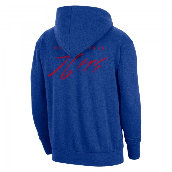 Толстовка Philadelphia 76ers Nike Courtside Versus Flight - Heather Royal