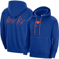 Толстовка New York Knicks Nike Courtside Versus Flight - Heather Blue