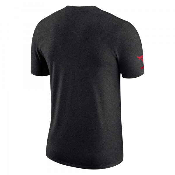Футболка Chicago Bulls Nike Courtside Versus Flight Max90 - Heather Black