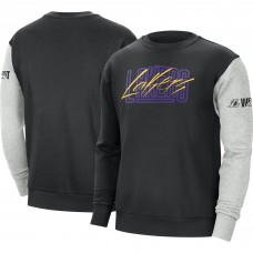 Кофта Los Angeles Lakers Nike Courtside Versus Force & Flight - Black/Heather Gray