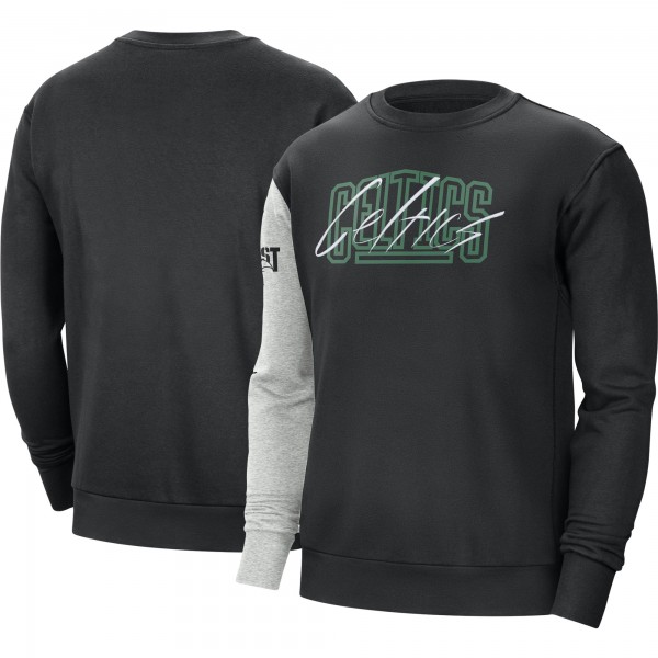 Кофта Boston Celtics Nike Courtside Versus Force & Flight - Black/Heather Gray