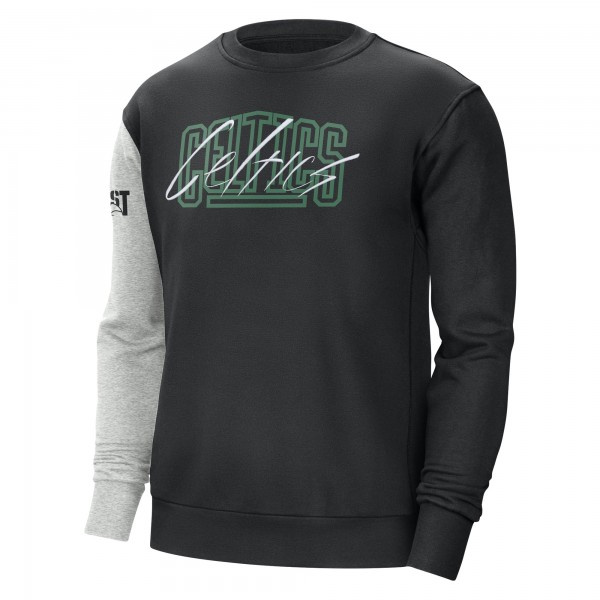 Кофта Boston Celtics Nike Courtside Versus Force & Flight - Black/Heather Gray