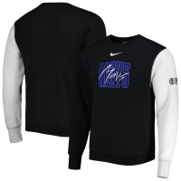 Кофта Dallas Mavericks Nike Courtside Versus Force & Flight - Black/Heather Gray
