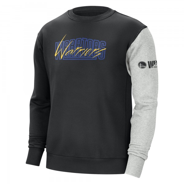 Кофта Golden State Warriors Nike Courtside Versus Force & Flight - Black/Heather Gray