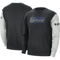 Кофта Golden State Warriors Nike Courtside Versus Force & Flight - Black/Heather Gray