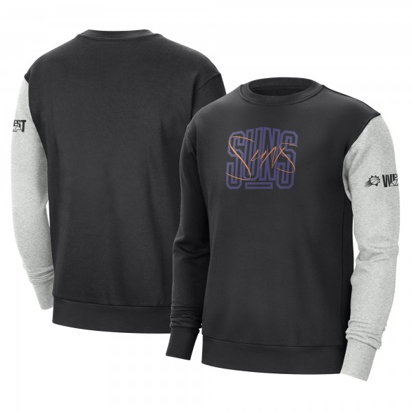 Кофта Phoenix Suns Nike Courtside Versus Force & Flight - Black/Heather Gray