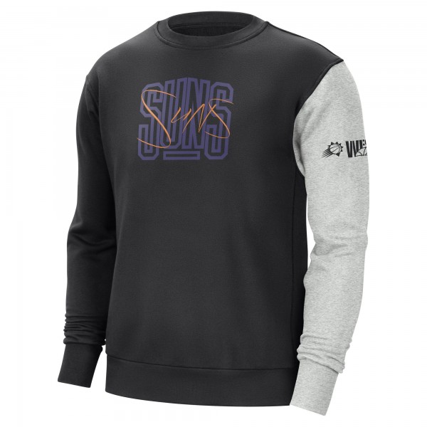 Кофта Phoenix Suns Nike Courtside Versus Force & Flight - Black/Heather Gray