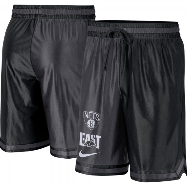 Шорты Brooklyn Nets Nike Courtside Versus Force Split DNA Performance - Black/Anthracite