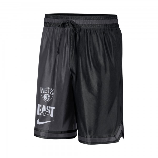 Шорты Brooklyn Nets Nike Courtside Versus Force Split DNA Performance - Black/Anthracite