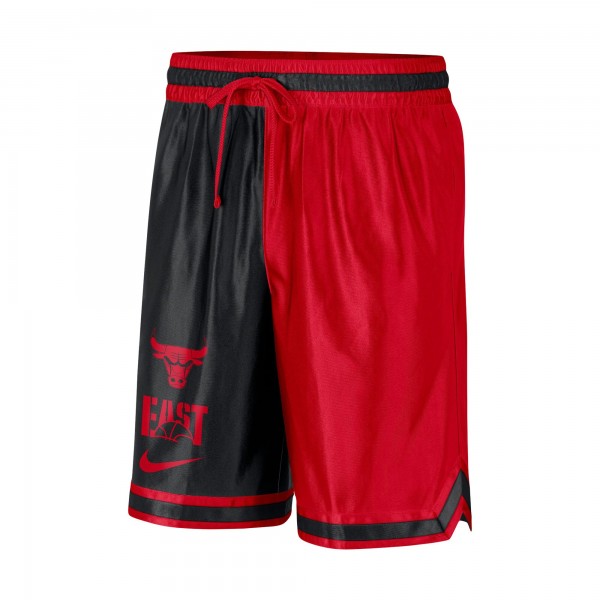 Шорты Chicago Bulls Nike Red/Black Courtside Versus Force Split DNA Performance