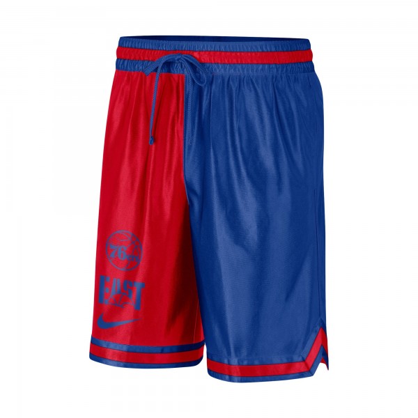 Шорты Philadelphia 76ers Nike Courtside Versus Force Split DNA Performance - Royal/Red