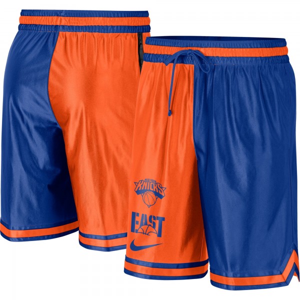Шорты New York Knicks Nike Courtside Versus Force Split DNA Performance - Blue/Orange