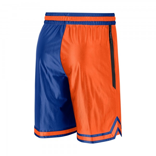 Шорты New York Knicks Nike Courtside Versus Force Split DNA Performance - Blue/Orange