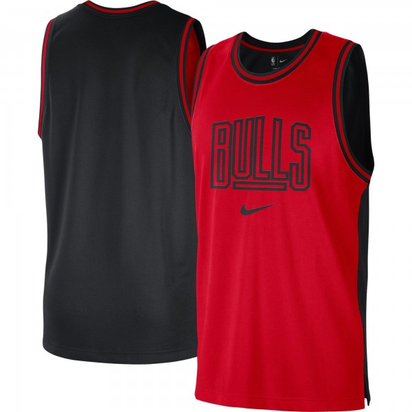 Майка Chicago Bulls Nike Courtside Versus Force Split DNA Performance Mesh - Red/Black