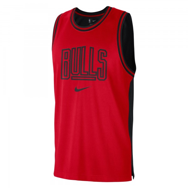 Майка Chicago Bulls Nike Courtside Versus Force Split DNA Performance Mesh - Red/Black