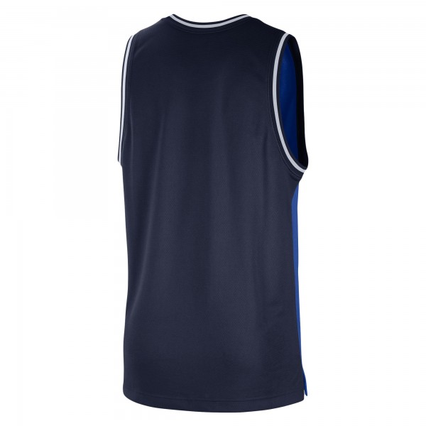 Майка Dallas Mavericks Nike Courtside Versus Force Split DNA Performance Mesh - Blue/Navy