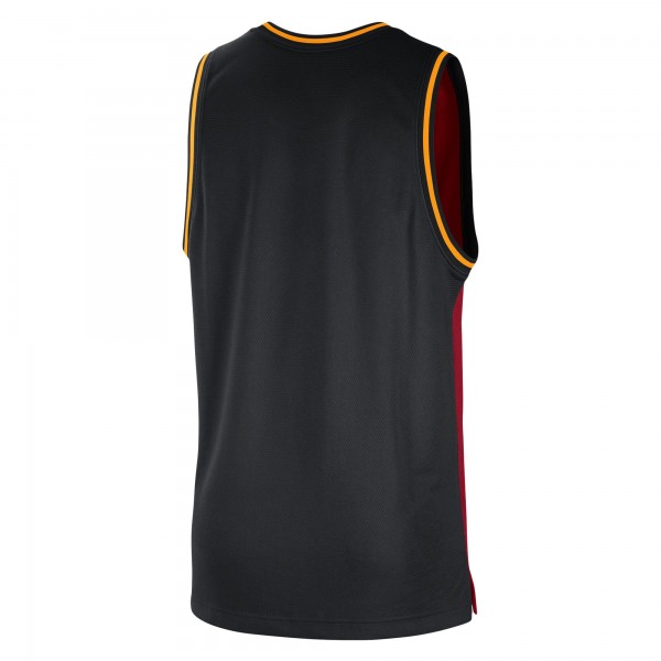 Майка Miami Heat Nike Courtside Versus Force Split DNA Performance Mesh - Red/Black