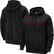 Толстовка Chicago Bulls Nike Courtside Versus Stitch Split - Black