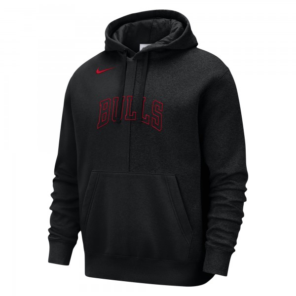 Толстовка Chicago Bulls Nike Courtside Versus Stitch Split - Black