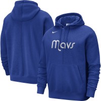 Толстовка Dallas Mavericks Nike Courtside Versus Stitch Split - Blue