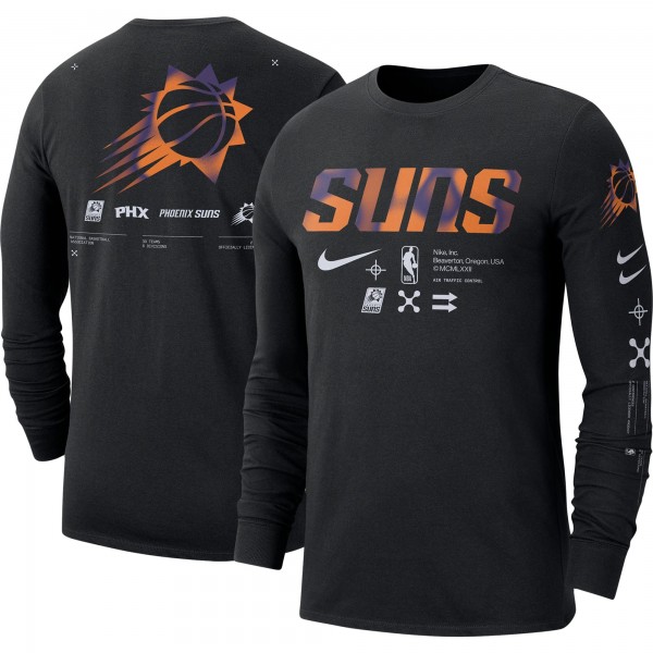 Футболка с длинным рукавом Phoenix Suns Nike Essential Air Traffic Control - Black