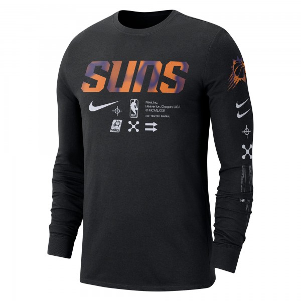 Футболка с длинным рукавом Phoenix Suns Nike Essential Air Traffic Control - Black