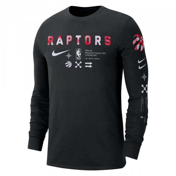 Футболка с длинным рукавом Toronto Raptors Nike Essential Air Traffic Control - Black