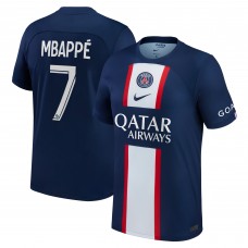 Игровая джерси Kylian Mbappé Paris Saint-Germain Nike 2022/23 Home Replica Player - Blue