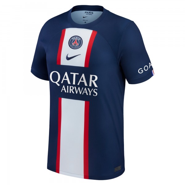 Игровая джерси Kylian Mbappé Paris Saint-Germain Nike 2022/23 Home Replica Player - Blue