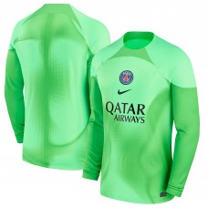 Игровая джерси Paris Saint-Germain Nike 2022/23 Home Replica Long Sleeve Blank - Green