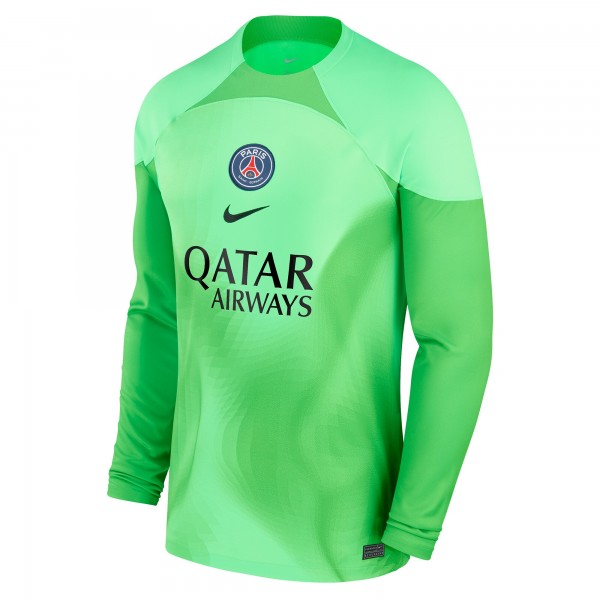 Игровая джерси Paris Saint-Germain Nike 2022/23 Home Replica Long Sleeve Blank - Green