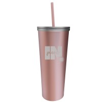 Indiana Pacers 18oz. Skinny Rose Gold Tumbler