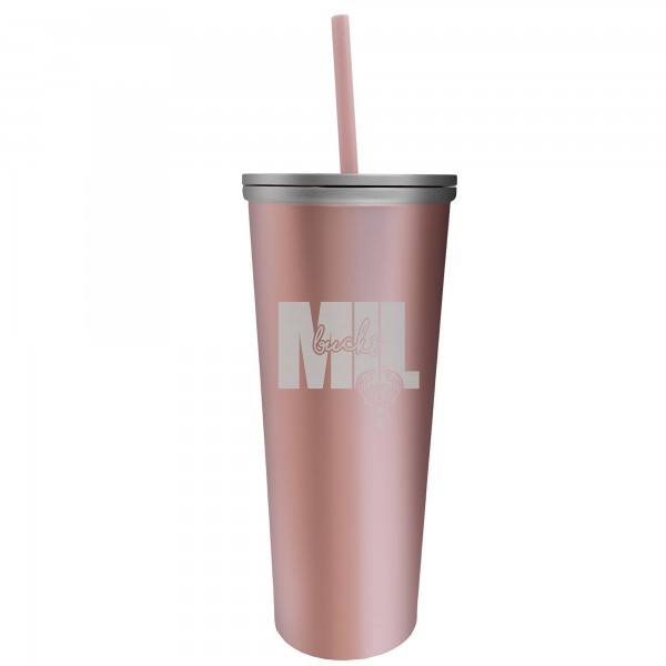 Стакан Milwaukee Bucks 18oz. Skinny Rose Gold